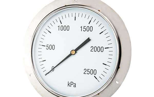 What are the factors that affect the use of shock-proof pressure gauge?