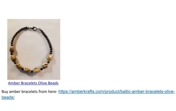 Amber Bracelets Olive Beads