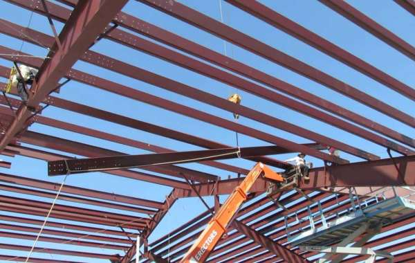 What is the difference between a girder, rafter, and purlin in steel structures?