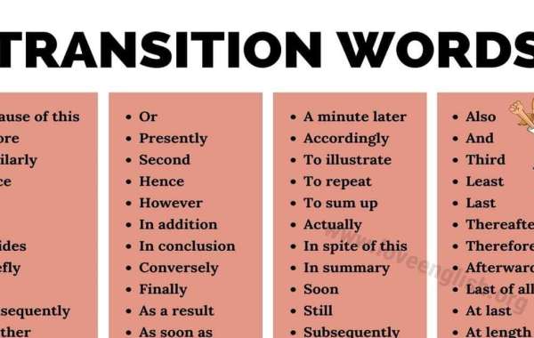 What is the importance of transition words?