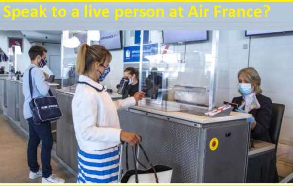 How can I talk to a person at Air France directly?
