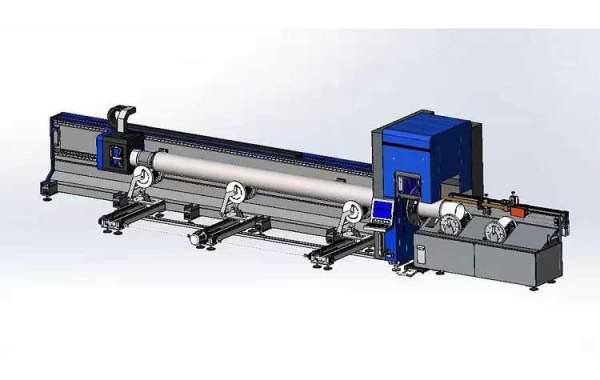 Increased efficiency of CNC fiber laser pipe cutting machine