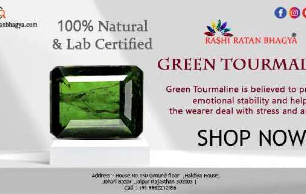 Buy Green Tourmaline Stone Online From RashiRatanBhagya