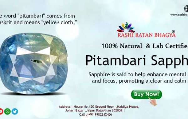 Buy natural Pitambari Neelam Gemstone Online at Best Price