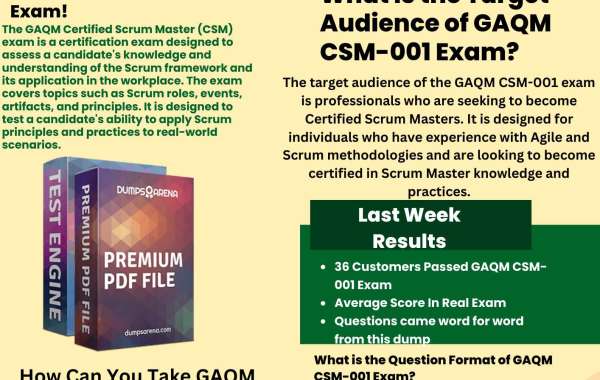 {GAQM CSM-001 Exam Dumps} - Is It Worthy Or Not?