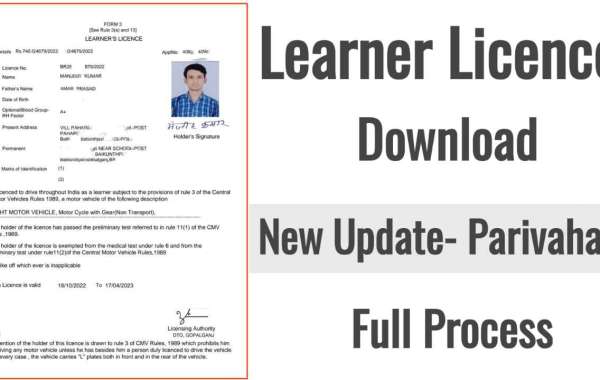 Download Learning Licence Online | LL Download In PDF