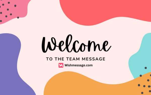 Welcome to the team message