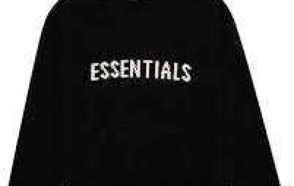 Black Essentials Hoodie