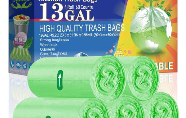 Go Green with 13 Gallon Compostable Bags