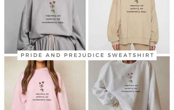 Pride And Prejudice Sweatshirt - Jane Austen Inspired Quote Sweatshirt
