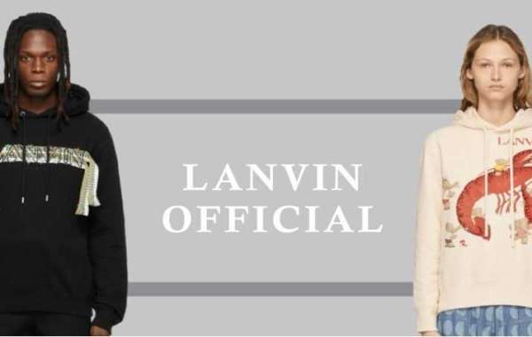Lanvin Curb Lace Embroidered Hoodie