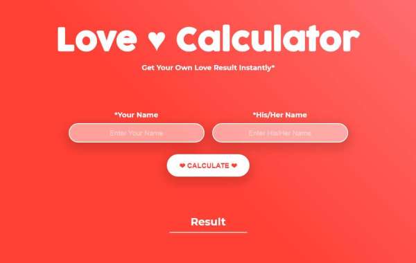 Love Calculator Based on Name Numerology.