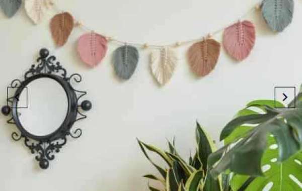 Crafting Nature's Beauty: A Step-by-Step Guide to Creating a Leaf Macramé Garland
