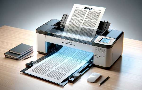 Printer paper configuration for double-sided printing and duplex printing