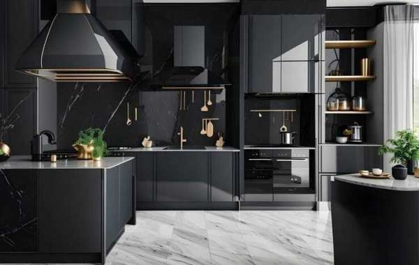 Various Ways In Which Modern Black Kitchen Cabinets Improve Aesthetic Standards Of A Kitchen