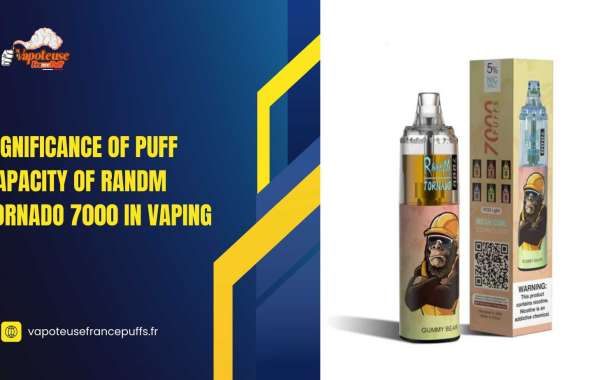 Significance of puff capacity of RandM Tornado 7000 in vaping