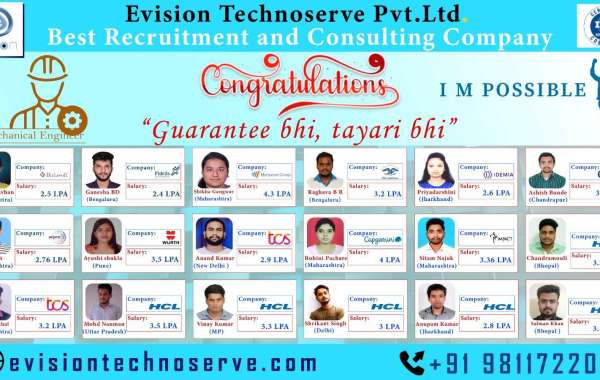 One more successful placement story Evision Technoserve